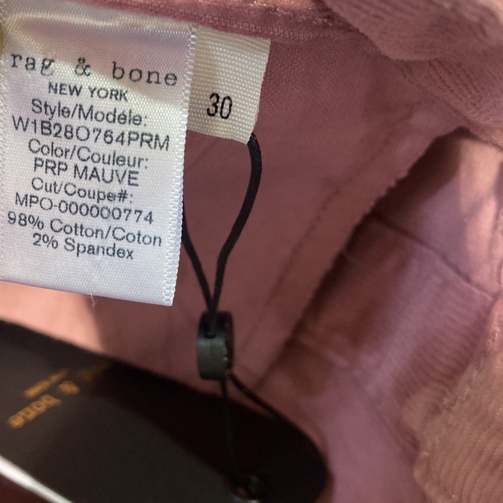 RAG & BONE Rosie stretch cotton- corduroy mini skirt sz:30 - Picture 6 of 7